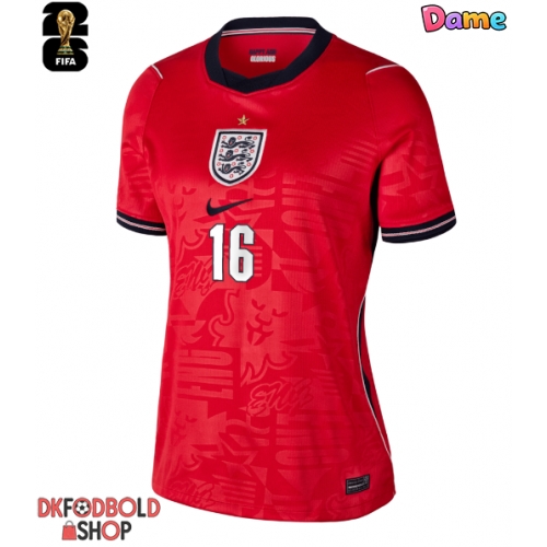 England Kobbie Mainoo #16 Udebanetrøje Dame VM 2026 Kort ærmer
